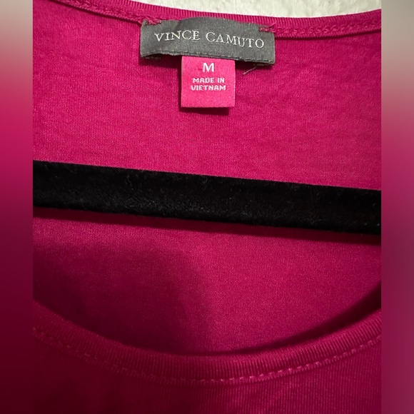 NWT | Vince Camuto Fuchsia Pink Color Top | Size M - Picture 6 of 7